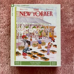 New York Puzzle Company The New Yorker Garden Supplies 500 piece puzzle